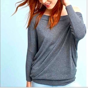 Anthropologie Moth Off the Shoulder Sweater
